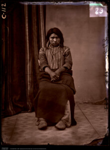 This person was labeled as the wife of Little Soldier in a different image.